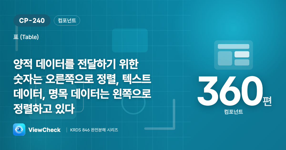 숫자는 오른쪽, 글자는 왼쪽
